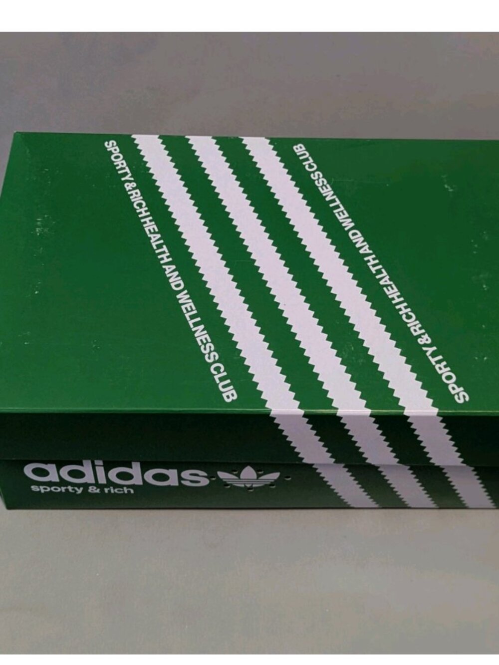 adidas Sporty & Rich AS 250 Mens 11.5 White Green JQ1353 - Picture 5 of 16